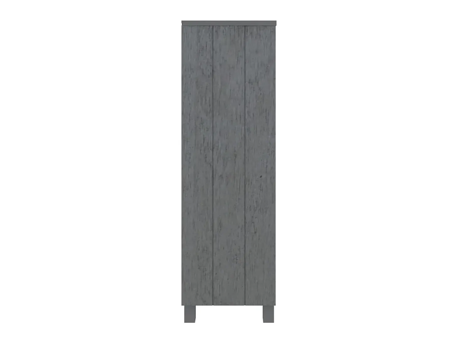 Estante HAMAR 85x35x112 cm pinho maciço cinza-escuro PT668754