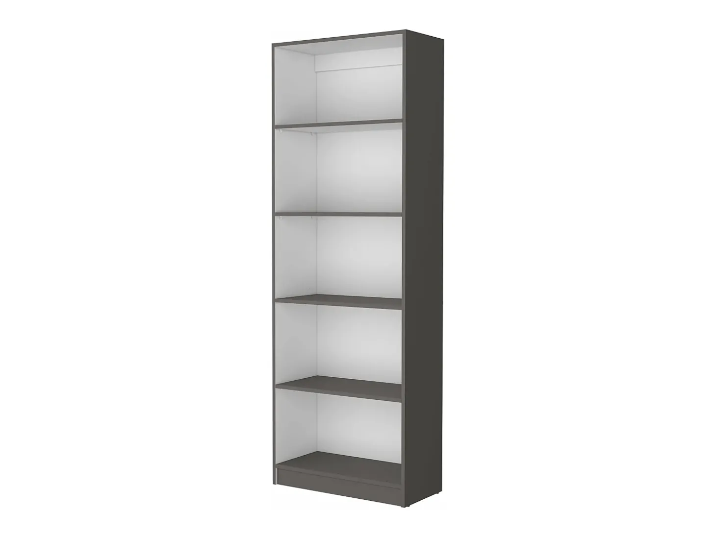 Estante Home em melamina com 5 prateleiras , 180.59 cm X 62.73 cm X 29.71 cm , Multicolorido