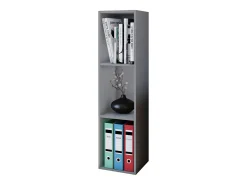 Estante Mendas Cinza A. 107 x L. 34 x P. 30 cm