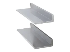 Estante Mural SucceBuy em Aço Inox 30 x 8,6 para Cozinha E Restaurante
