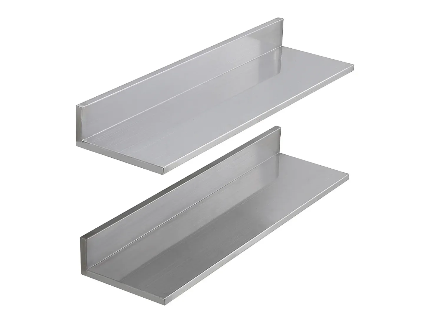 Estante Mural SucceBuy em Aço Inox 30 x 8,6 para Cozinha E Restaurante
