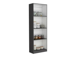 Estante para escritório em casa em melamina com 4 prateleiras abertas , 180.59 cm X 62.73 cm X 29.71 cm , Multicolor