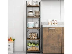 ESTANTE PARA LIVROS ESCADA ALTA ARMÁRIO LOFT METÁLICO INDUSTRIAL 154 CM