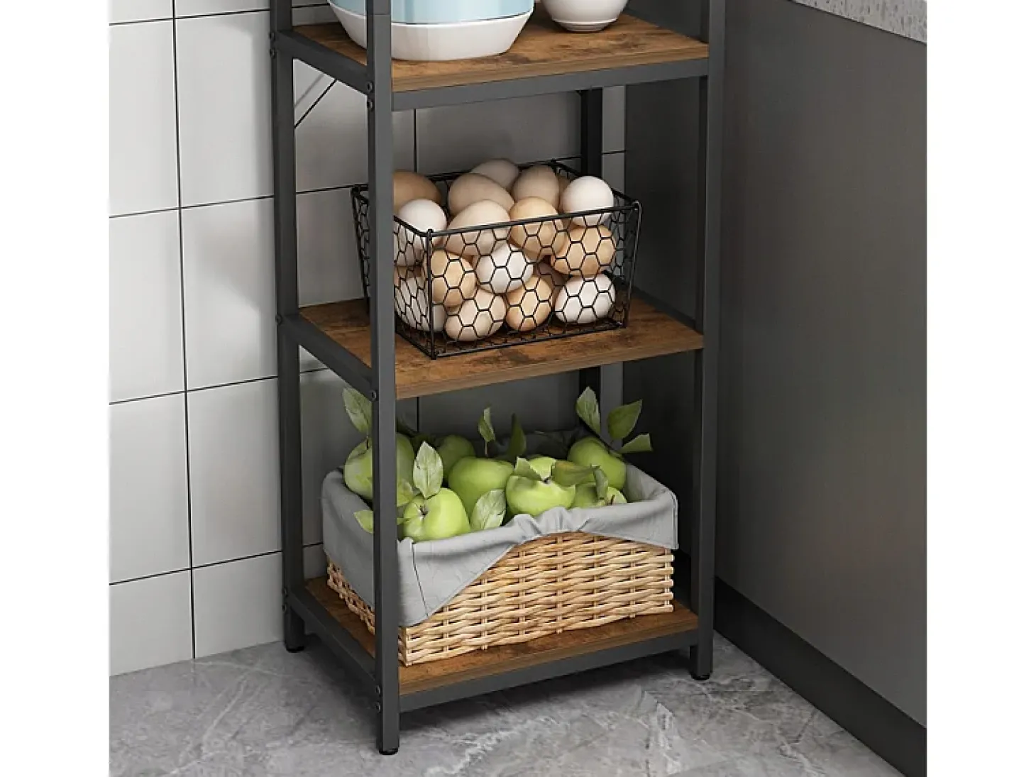ESTANTE PARA LIVROS ESCADA ALTA ARMÁRIO LOFT METÁLICO INDUSTRIAL 154 CM