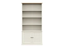 Estante VIGO 85x35x170 cm madeira de pinho maciça branco PT354822
