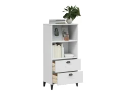 Estante VIKEN 60x35x123 cm derivados de madeira branco PT205444