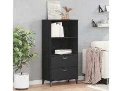 Estante VIKEN 60x35x123 cm derivados de madeira preto PT838053