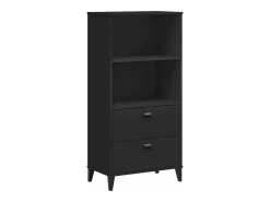 Estante VIKEN 60x35x123 cm derivados de madeira preto PT838053
