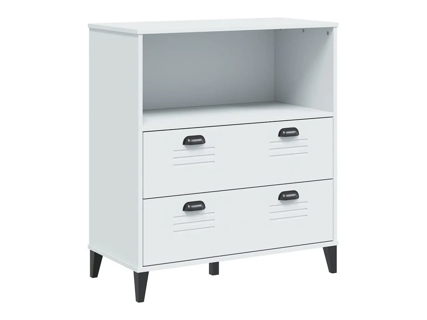 Estante VIKEN 80x40x90 cm derivados de madeira branco PT486029