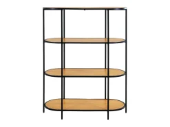 Estante Vita, Castanho, 36x85x111 cm, Kendra Home
