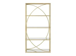 Estante VKH219, Ouro, 90x38x180 cm, Kendra Home