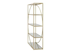Estante VKH219, Ouro, 90x38x180 cm, Kendra Home