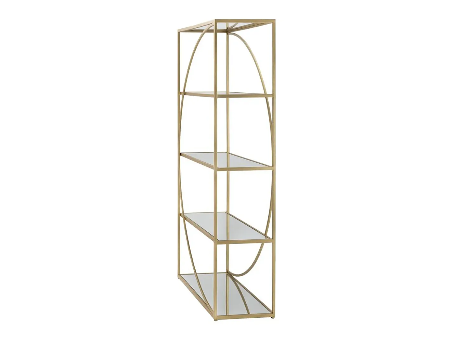 Estante VKH219, Ouro, 90x38x180 cm, Kendra Home