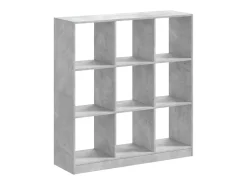 Estante 102x32x108 cm derivados de madeira cinzento cimento PT576905
