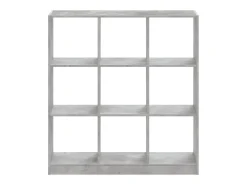 Estante 102x32x108 cm derivados de madeira cinzento cimento PT576905