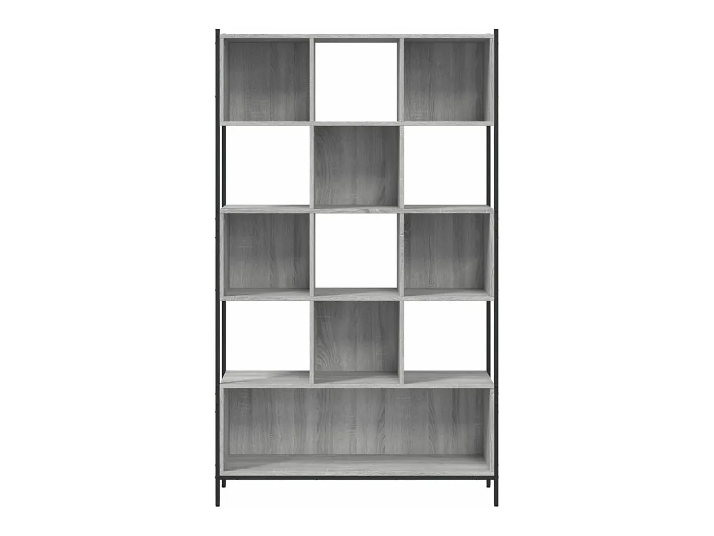 Estante 102x28x172 cm derivados de madeira cinzento sonoma PT475978