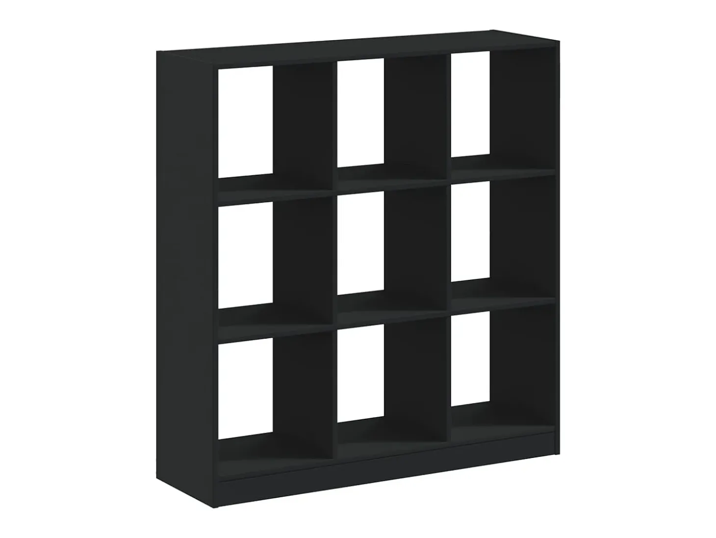 Estante 102x32x108 cm derivados de madeira preto PT801372