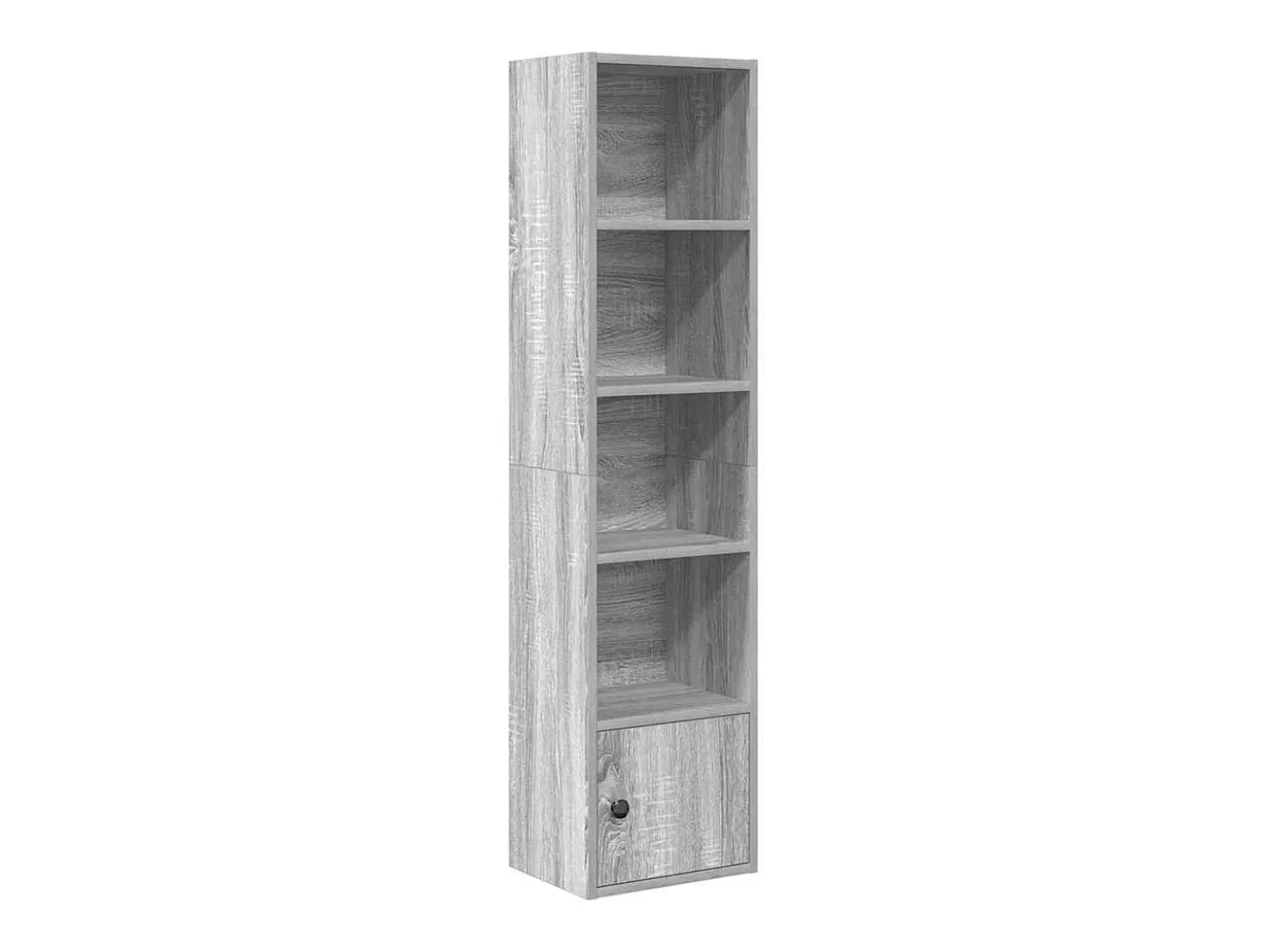 Estante 31x24x127 cm derivados de madeira cinzento sonoma