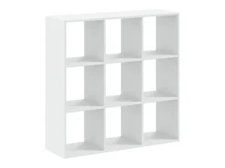 Estante 102x32x102 cm derivados de madeira branco PT677994