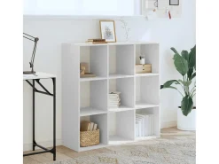 Estante 102x32x102 cm derivados de madeira branco PT677994