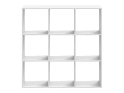 Estante 102x32x102 cm derivados de madeira branco PT677994