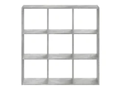 Estante 102x32x102 cm derivados de madeira cinzento cimento PT474572