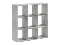Estante 102x32x102 cm derivados de madeira cinzento cimento PT474572