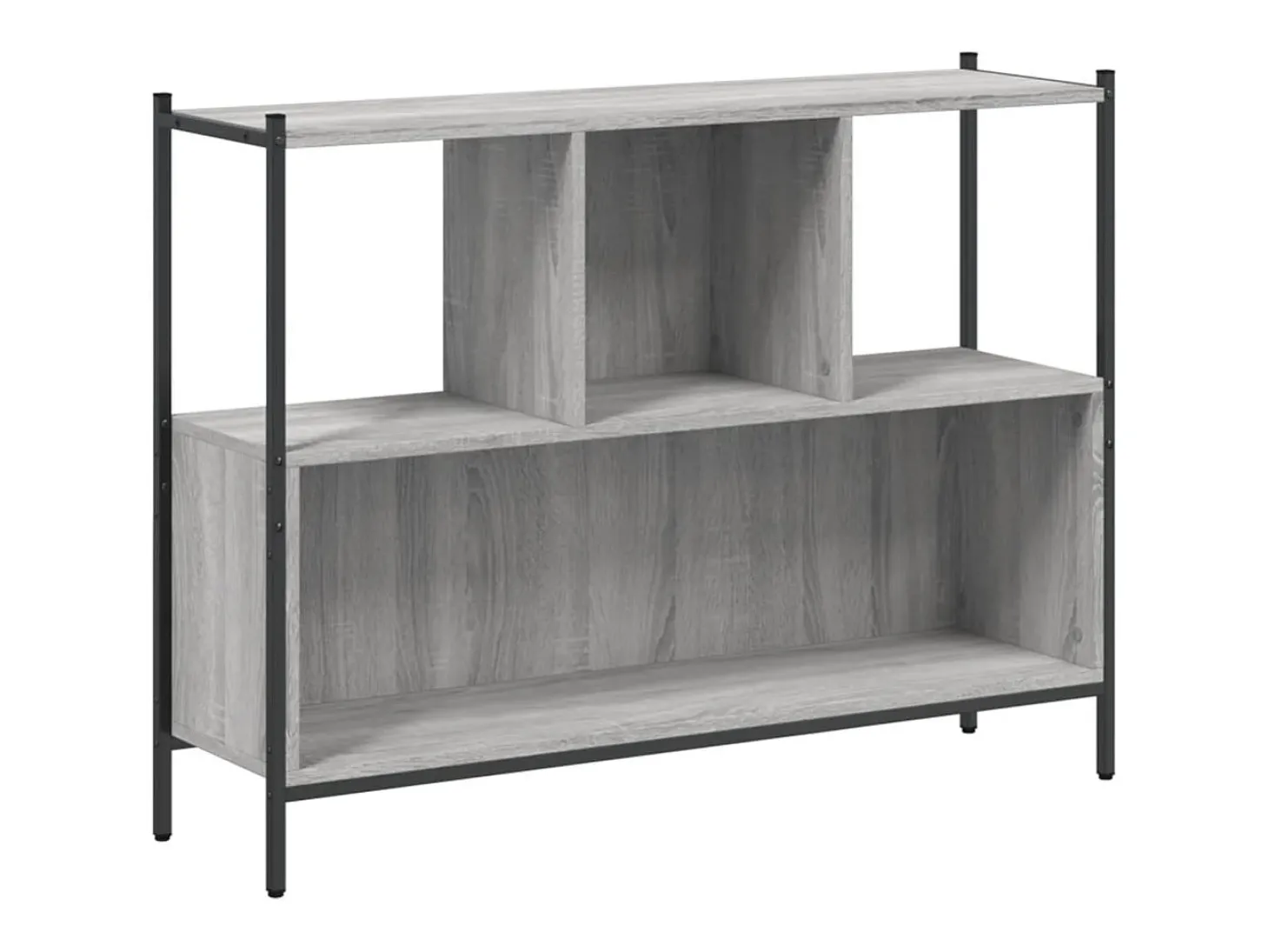 Estante 102x28x77,5 cm derivados de madeira cinzento sonoma PT689546