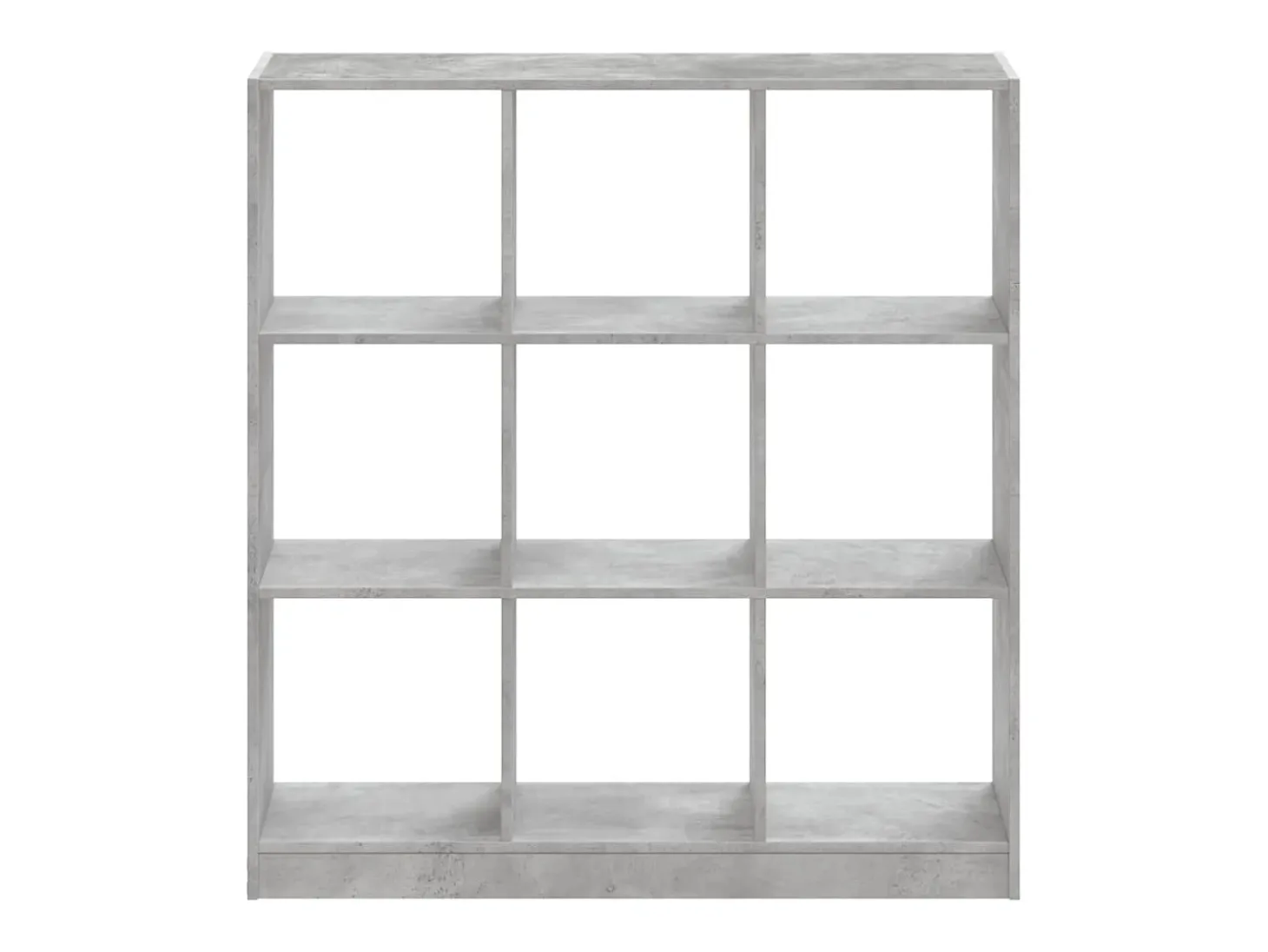 Estante 102x32x108 cm derivados de madeira cinzento cimento