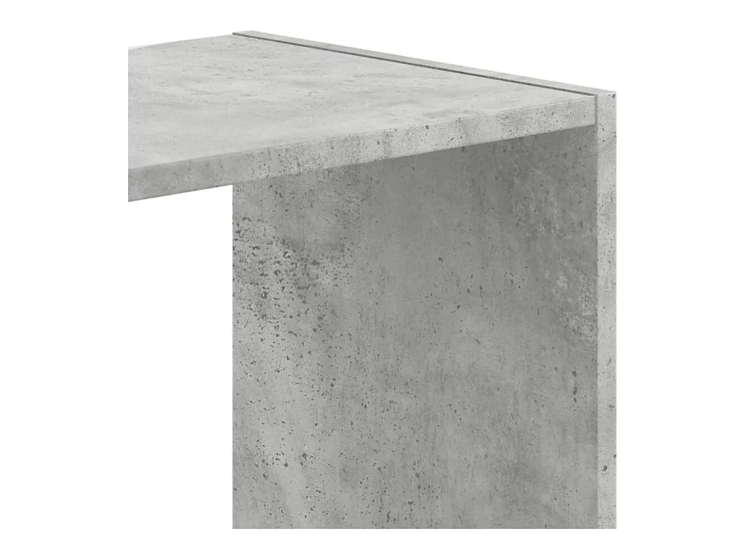 Estante 102x32x108 cm derivados de madeira cinzento cimento