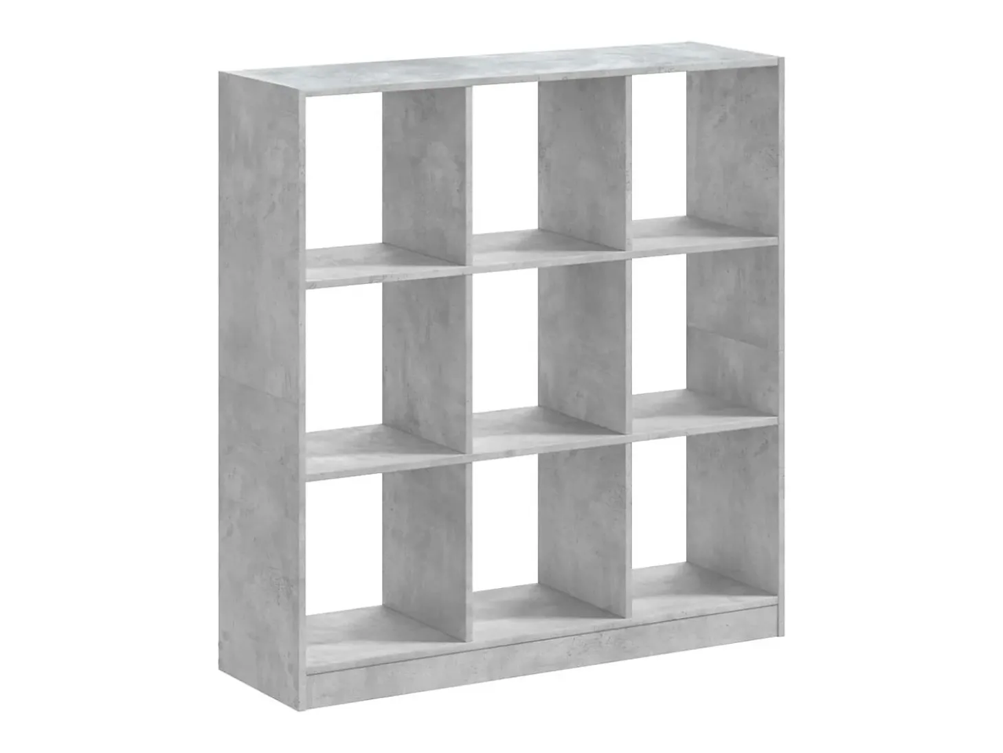 Estante 102x32x108 cm derivados de madeira cinzento cimento
