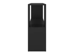 Estante 100x24x63 cm derivados de madeira preto PT740643