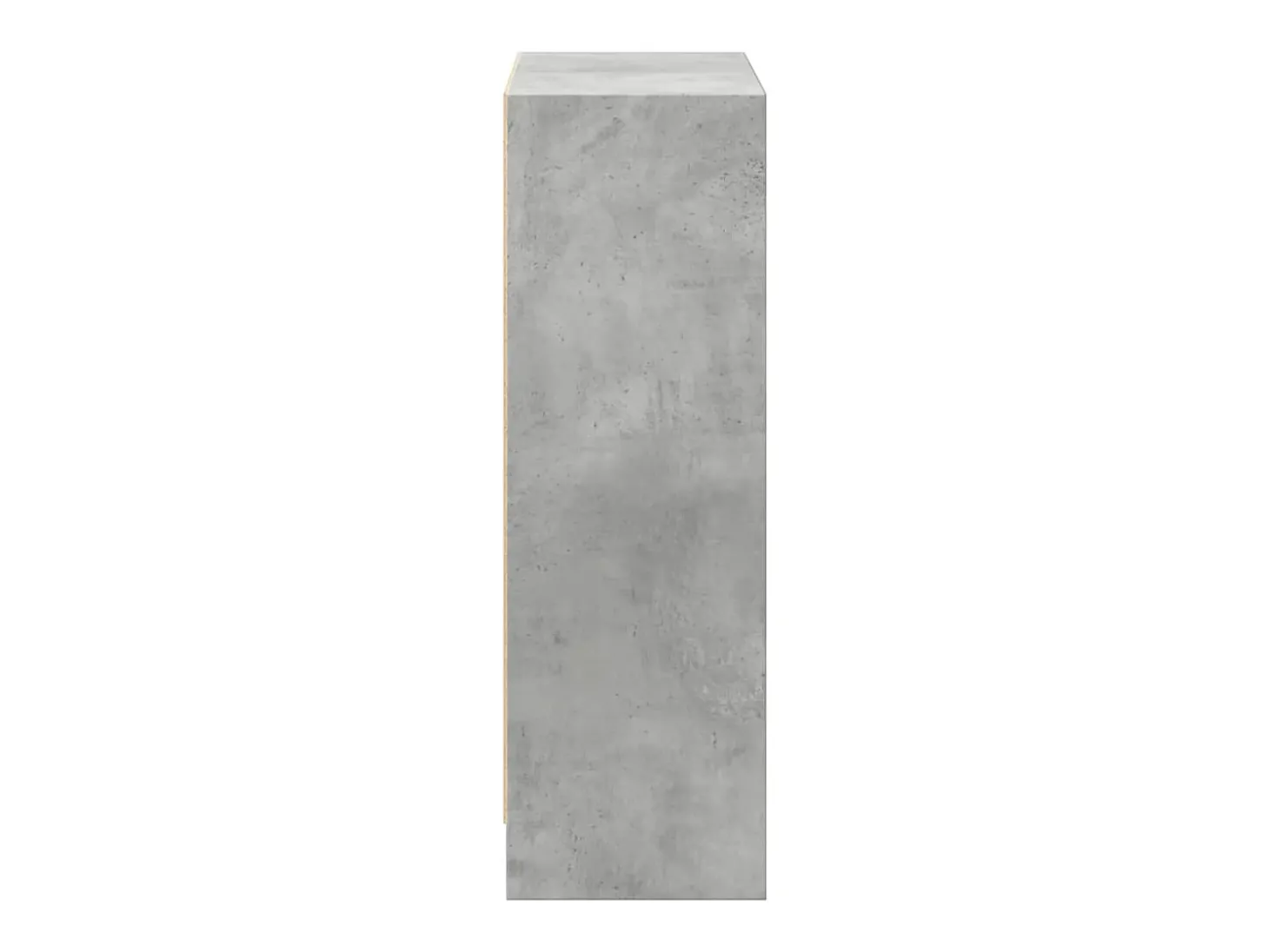 Estante 60x24x76 cm madeira processada cinza cimento