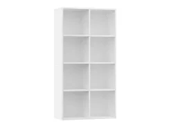 Estante/aparador 66x30x130 cm contraplacado branco PT719800