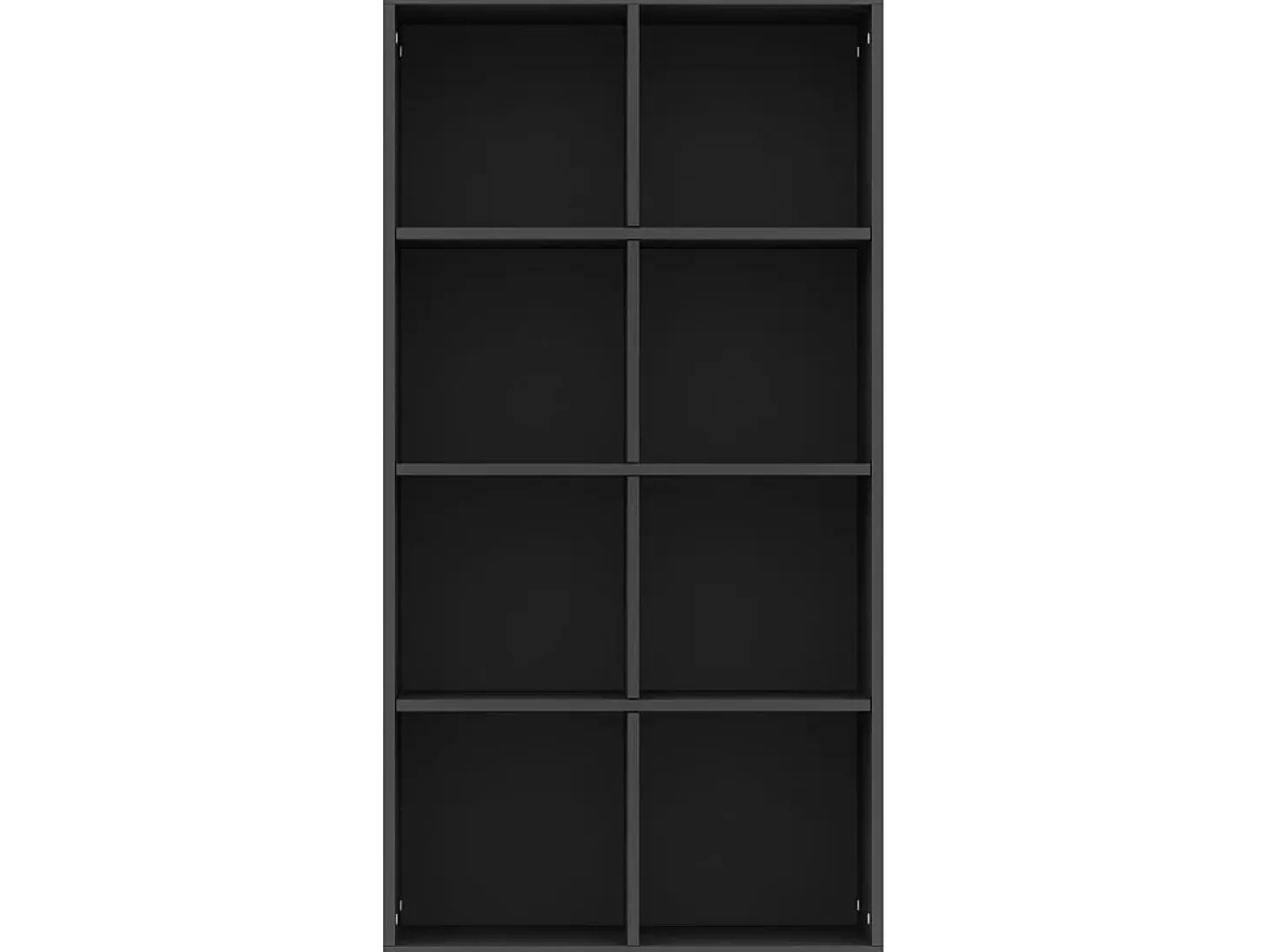 Estante/aparador 66x30x130 cm contraplacado preto PT630578