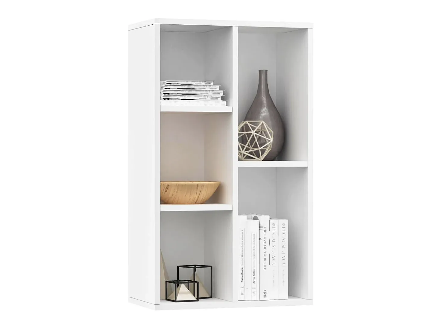 Estante/aparador 50x25x80 cm contraplacado branco PT606625