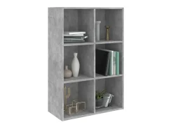 Estante/aparador 66x30x98 cm contraplacado cinzento cimento PT889752