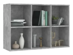 Estante/aparador 66x30x98 cm contraplacado cinzento cimento PT889752