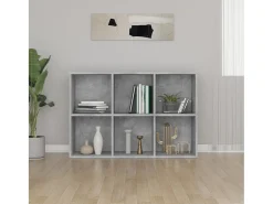 Estante/aparador 66x30x98 cm contraplacado cinzento cimento PT889752