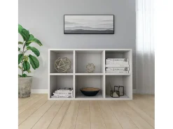 Estante/aparador 66x30x98 cm contraplacado branco PT258260