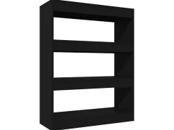 Estante/divisória madeira processada 80x30x103 cm preto PT444288