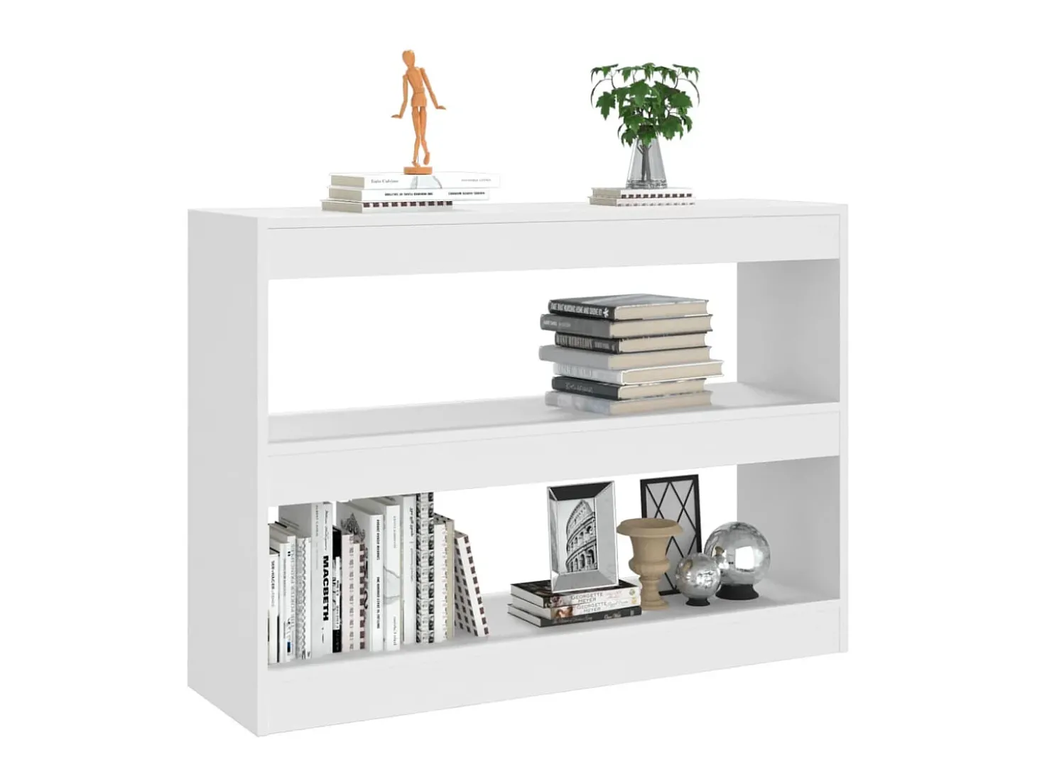 Estante/divisória 100x30x72 cm branco PT624264