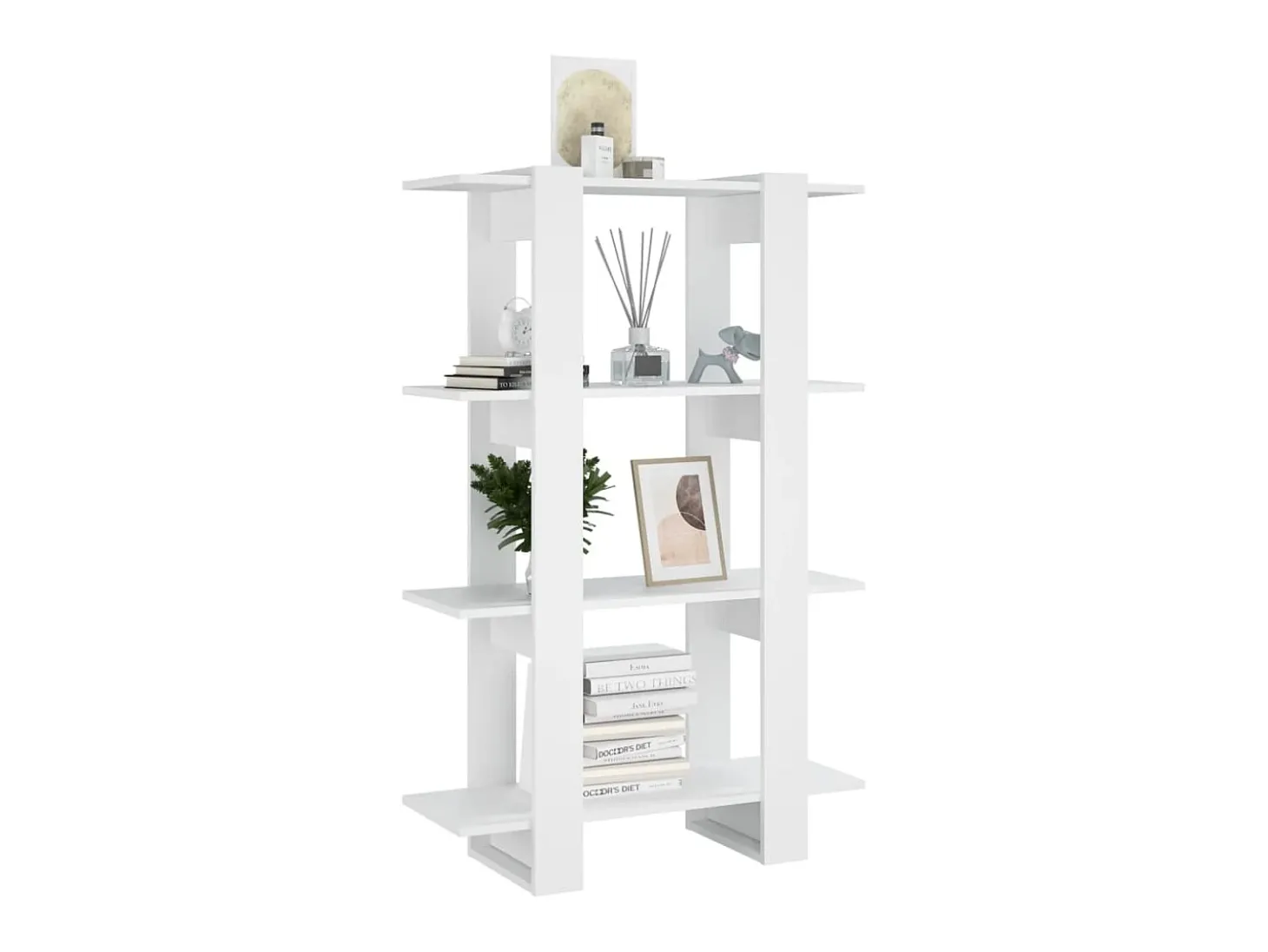 Estante/divisória 80x30x123,5 cm branco PT936487