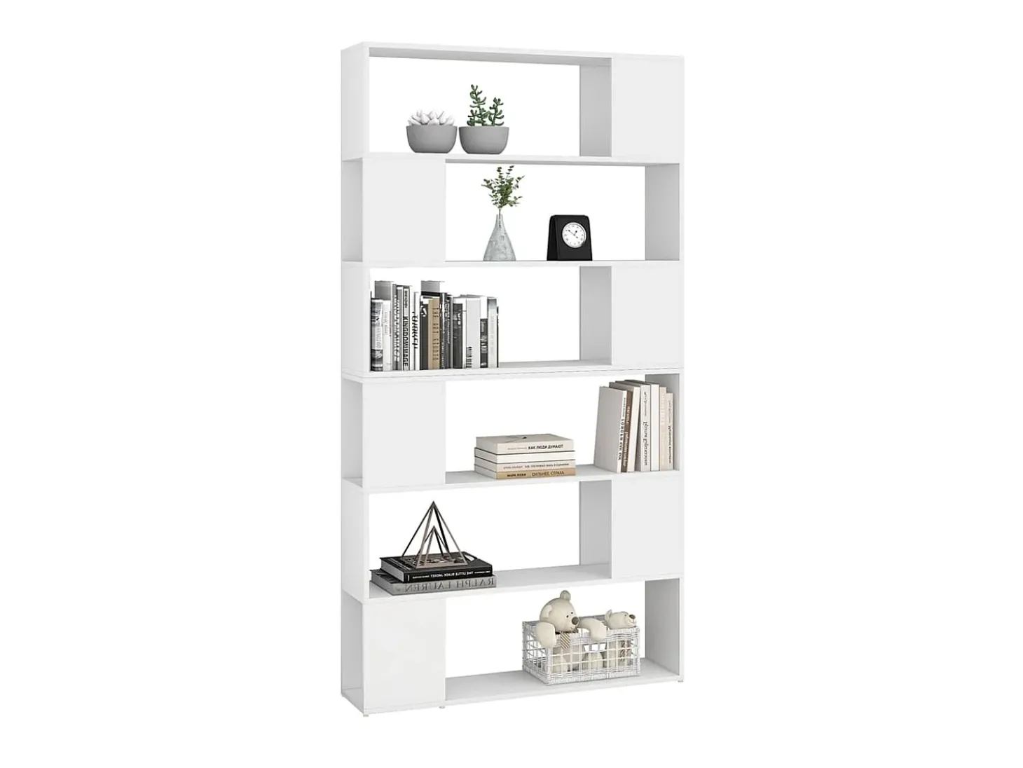 Estante/divisória 100x24x188 cm branco PT258278