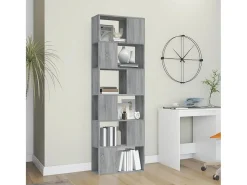 Estante/divisória 60x24x186 cm cinzento sonoma PT238778
