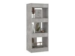 Estante/divisória 40x30x103 cm contraplacado cinzento cimento PT467493