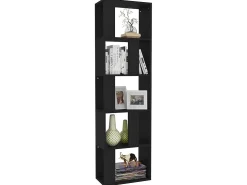 Estante/divisória 45x24x159 cm contraplacado preto PT404429