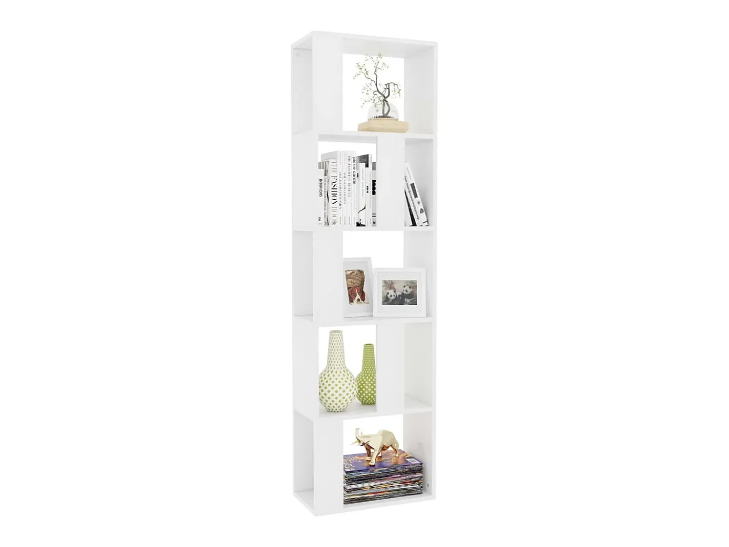 Estante/divisória 45x24x159 cm contraplacado branco PT105508