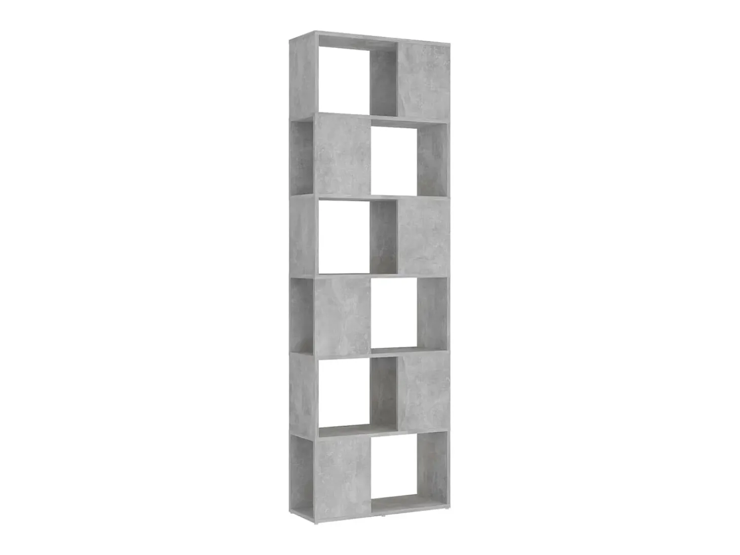Estante/divisória 60x24x186 cm contraplacado cinzento-cimento PT844043