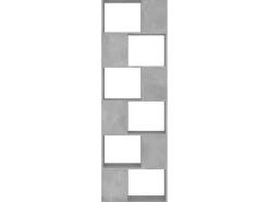 Estante/divisória 60x24x186 cm contraplacado cinzento-cimento PT844043